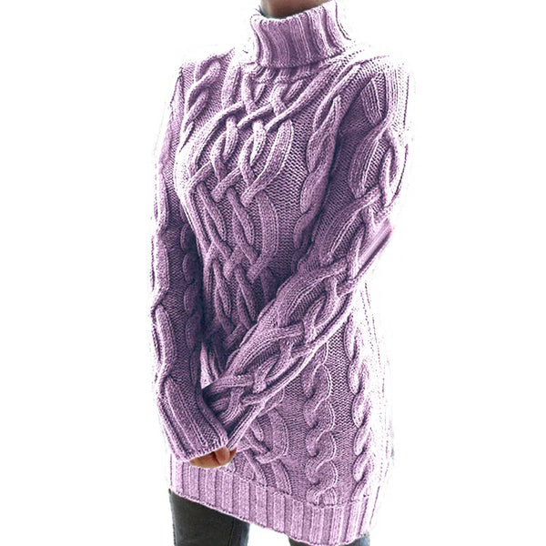 Warm Turtleneck Thickened Twist Sweaters