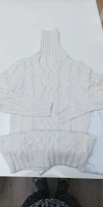 Warm Turtleneck Thickened Twist Sweaters